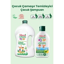 2'li Set-Mom's Green Organik Çocuk Çamaşır Temizleyici 1500 ml ( 40 Yıkama )ve Çocuk Şampuanı
