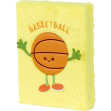 Studi Pelüş ve Eğlenceli Defter - Basketbol Topu Figürlü