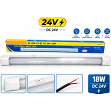 Koto 24V Tavan Lambası Floresan Camlı 8W Beyaz 66CM
