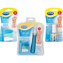 Scholl Tırnak Bakım Seti+Yedek Başlıklar & Tırnak Bakım Yağı