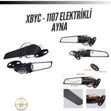 Aegis Elektrikli LED Sinyalli H2 Motosiklet Aynasi
