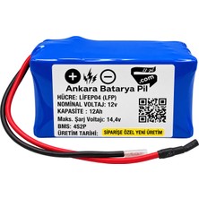 Enerjistar Pilsan Samurai Uyumlu 12V 12AH Lifepo4 Akü