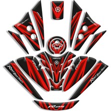 Aegis Yamaha R25 Tank Pad Full Set (2019/2024) Uyumlu 06