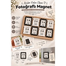 Üç Boyut Atölye Kişiye Özel Fotoğraflı Magnet – Nikah, Kına ve Düğün Hatıralığı | 7 × 10 cm (20 Adet)