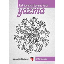TeknoKapsül Yazma - Türk Sanatları Boyama Serisi 20 Adet Kartpostal