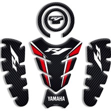 Aegis Siyah Kirmizi Yamaha R1 Tank Pad Set 01