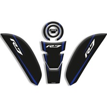 Aegis Yamaha R7 Uyumlu Tank Pad Set Blue Black