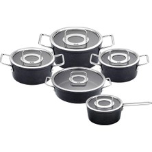 Fissler Adamant 10 Parça Cam Kapak Tencere Seti