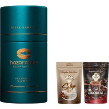 250 gr Hazar Dibek Kahvesi + Osso Salep ve Sıcak Çikolata 2'li Set 2X200 gr