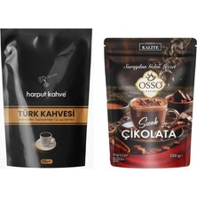 Harput Dibek Türk Kahvesi 250G (Folyo Ambalaj) + Osso Sıcak Çikolata 200 gr