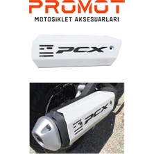 Aegis Pcx Uyumlu Egzoz Koruma Beyaz 2021-2026
