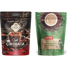 Osso Sıcak Çikolata 200 gr + Şekeroğlu Kaffka Menengiç Kahvesi 150 gr