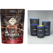 Osso Sıcak Çikolata 200 gr + Tarihi Mardin Kahvecisi Fındıklı Dibek Kahvesi 500 gr