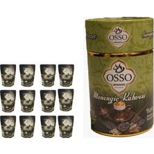 Osso Kahve Dibek Kahvesi 200 Gr. x 12 Adet + Osso Menengiç Silindir Kahve 200 gr