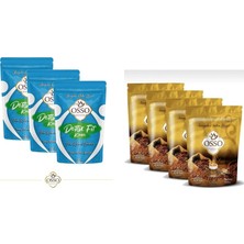 Osso Kahve Osso Detox Fit Kahve 3X100GR + Osso Osmanlı Kahvesi 500 gr X4
