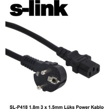 Vira S-Lınk SL-P418, Power Kablosu, 1.5mm, 1.8mt