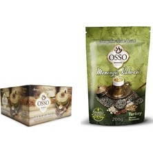 Osso Kahve 24'lü Dibek Kahvesi 200 gr x 24 Paket + Osso Kahve Menengiç Kahvesi 200 gr