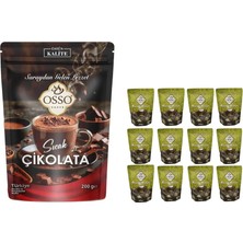 Osso Sıcak Çikolata 200 gr + Osso Kahve Menengiç Kahvesi 200 gr x 12 Adet
