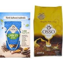 Osso Kahve Osso Detox Fit Kahve Diyet Kahve + Osso Osmanlı Kahvesi 2 kg