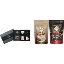 Harput Dibek Özel Set 250G + Osso Salep ve Sıcak Çikolata 2'li Set 2X200 gr
