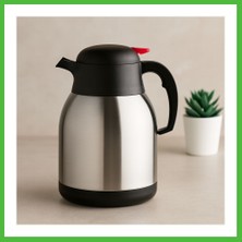 Bezos Paslanmaz Çelik Termos 1.5l (304, Çift Contalı) - 12 Saat Sıcak / 24 Saat Soğuk Arz