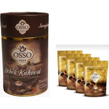 Osso Kahve Dibek Kahvesi Silindir Kutu 200GR + Osso Osmanlı Kahvesi 500 gr X4