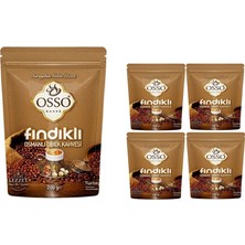 Osso Kahve Osso Fındıklı Osmanlı Dibek Kahvesi 200GR + Osso Fındıklı Osmanlı Dibek Kahvesi 4X200GR