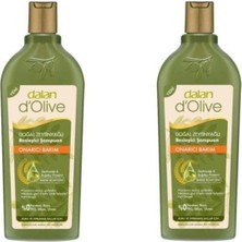 Dalan D’olive Zeytinyağlı Onarıcı Şampuan 400 ml 2 Adet Standart Içerik ile Erkekler Için