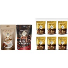 Osso Kahve Osso Salep ve Sıcak Çikolata 2'li Set 2X200 gr + Osso Osmanlı Kahvesi 6x 200 gr