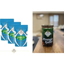 Osso Kahve Osso Detox Fit Kahve 3X100GR + Osso Sıvı Menengiç Kahvesi 600GR