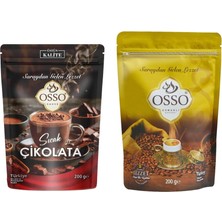 Osso Sıcak Çikolata 200 gr + Osso Kahve Osmanlı Kahvesi 200 gr