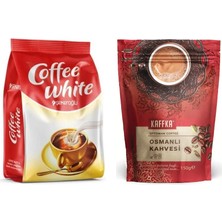 Şekeroğlu Coffee White Kahve Kreması 500 gr + Şekeroğlu Kaffka Osmanlı Kahvesi 150 gr