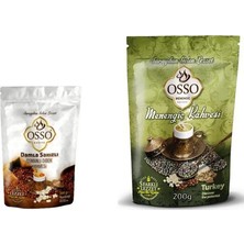 Osso Kahve Damla Sakızlı Osmanlı Dibek Kahvesi 200 gr + Osso Kahve Menengiç Kahvesi 200 gr