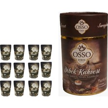 Osso Kahve Dibek Kahvesi 200 Gr. x 12 Adet + Osso Kahve Dibek Kahvesi Silindir Kutu 200GR