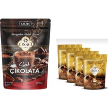 Osso Kahve Osso Sıcak Çikolata 200 gr + Osso Osmanlı Kahvesi 500 gr X4