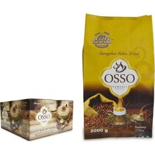 Osso Kahve 24'lü Dibek Kahvesi 200 gr x 24 Paket + Osso Osmanlı Kahvesi 2 kg