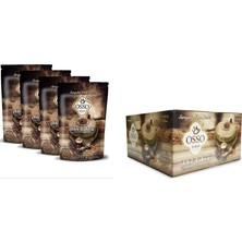 Osso Dibek Kahvesi 4'lü Paket 200 gr + Osso Kahve 24'lü Dibek Kahvesi 200 gr x 24 Paket