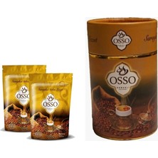 Osso Kahve Osmanlı Kahvesi 500 gr x 2 Adet + Osso Kahve Osmanlı Kahvesi Silindir Kutu 200GR