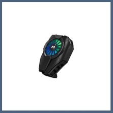 Bezos DL06 Rgb Radyatör Telefon Soğutucu Fan - Siyah BZS10