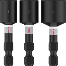 3 x Pro Nutsetter Impact Set, 8 x 50, 10 x 50, 13 x 50 Mm, 3 Parçalı