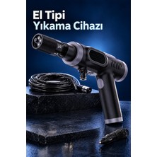 Laraheiser Taşınabilir Araç Yıkama Makinesi Köpük Hazneli Şarjlı Set
