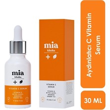 4 Adet Mia Klinika Gözenek ve Siyah Nokta Gidermeye Yardımcı Aydınlatıcı C Vitamini Serumu 30 ml