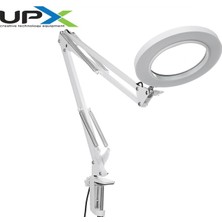 Upx 803L Akrobat Büyüteç 5x LED Aydınlatmalı Dimmerli USB 5 Volt