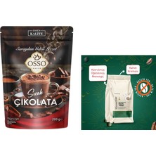 Osso Sıcak Çikolata 200 gr + Şekeroğlu Minnettar Toz Menengiç Kahvesi 1000 gr