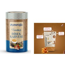 Şekeroğlu Fındıklı Dibek Kahvesi 200 gr Silindir + Şekeroğlu Minnettar Karamelli Kahve 165 gr