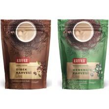 Şekeroğlu Kaffka Dibek Kahvesi 150 gr + Şekeroğlu Kaffka Menengiç Kahvesi 150 gr