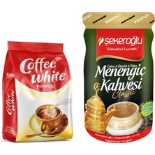 Şekeroğlu Coffee White Kahve Kreması 500 gr + Şekeroğlu Sıvı Menengiç Kahvesi 600 gr