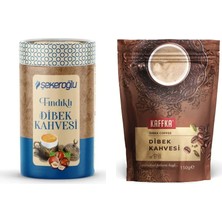 Şekeroğlu Fındıklı Dibek Kahvesi 200 gr Silindir + Şekeroğlu Kaffka Dibek Kahvesi 150 gr