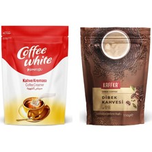 Şekeroğlu Coffee White Kahve Kreması 200 gr + Şekeroğlu Kaffka Dibek Kahvesi 150 gr