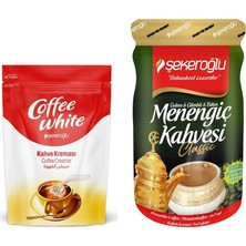 Şekeroğlu Coffee White Kahve Kreması 200 gr + Şekeroğlu Sıvı Menengiç Kahvesi 600 gr